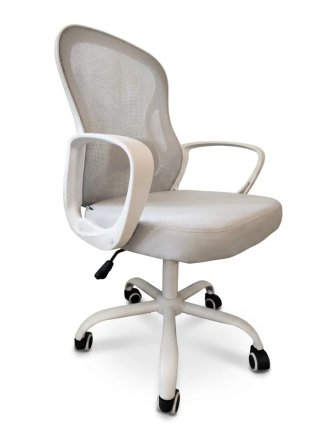 Silla de oficina blanca