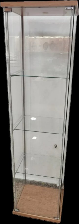 Vitrina Detolf Ikea Cristal y Madera