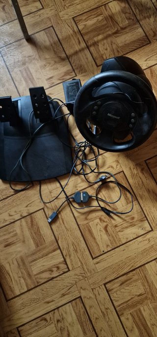 Volante y Pedales Microsoft Sidewinder