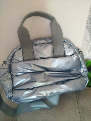 Bolso bandolera plateado nuevo