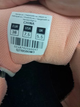 Zapatillas senderismo mujer gris/rosa