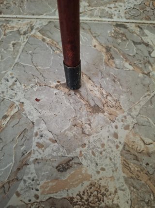 Bastón de paseo artesanal madera