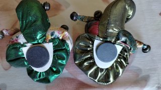 Coppia calamite maschere veneziane