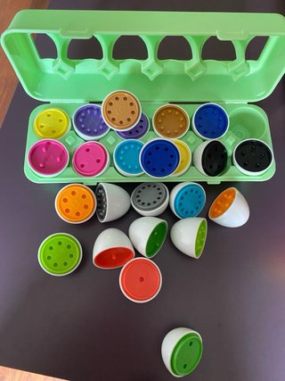Juego de huevos y cantidades Tickit
