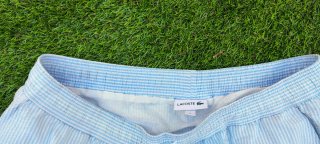 Bañador Lacoste Hombre Azul Rayas