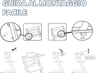 Vassoio per seggiolone Stokke Tripp Trapp