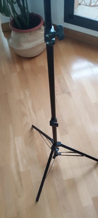Trípode para cámara fotográfica / Altavoz / foco
