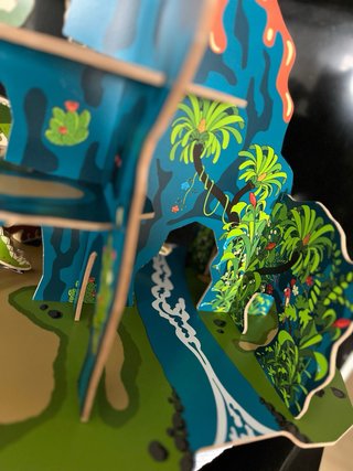 Juego de mesa de dinosaurios IKEA