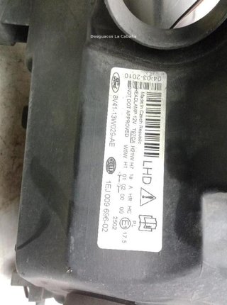 Ford 1717360 faro derecho kuga i 2.0 tdci 20297398