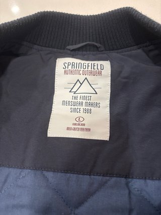 Cazadora bomber azul Springfield