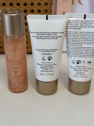 Set Dior Solar y otros productos