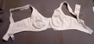 Sujetador blanco talla EU75F con aros