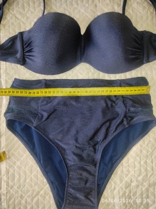 Bikini azul brillante talla L
