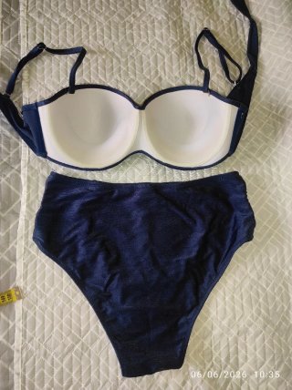 Bikini azul brillante talla L