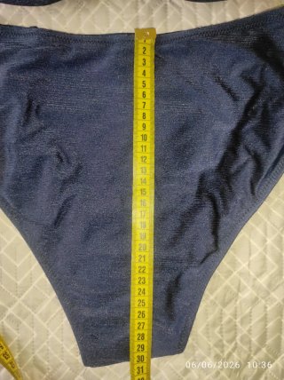 Bikini azul brillante talla L