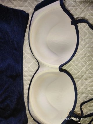 Bikini azul brillante talla L
