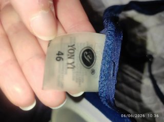 Bikini azul brillante talla L