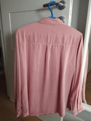 Camisa rosa Cortefiel viscosa