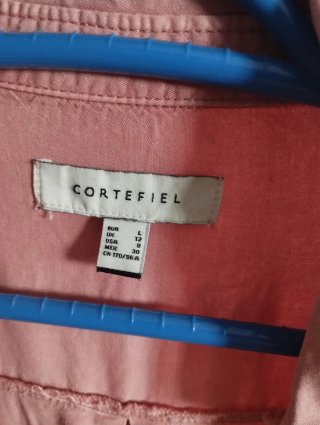 Camisa rosa Cortefiel viscosa