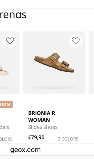 Sandalias Geox Brionia Piel Talla 36 Doradas