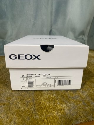Sandalias Geox Brionia Piel Talla 36 Doradas