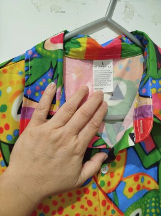 Camisa Hawaiana Rana Divertida