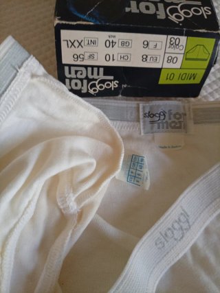 Set 3 Slip Uomo Cotone Maco Vintage nuovo