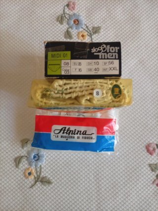Set 3 Slip Uomo Cotone Maco Vintage nuovo