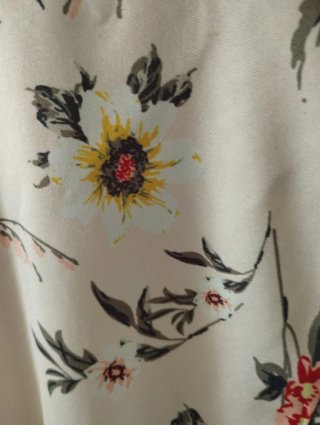 Vestido largo estampado floral