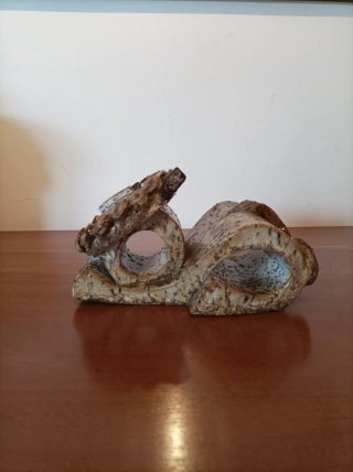 Figura león cerámica Elisa