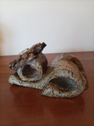 Figura león cerámica Elisa