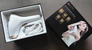 Depiladora Láser IPL NALONE Blanca y Dorada
