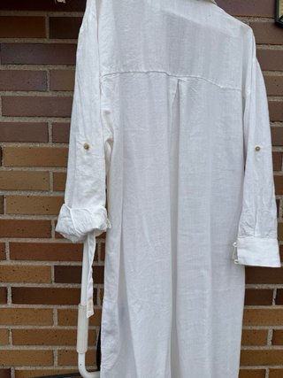 Vestido blanco Zara