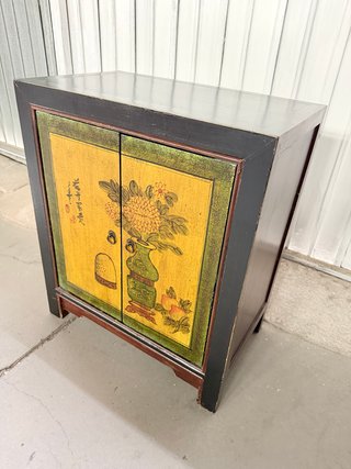 Mesita auxiliar oriental madera
