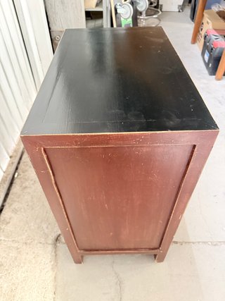 Mesita auxiliar oriental madera