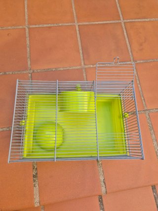 Jaula para hámster con accesorios