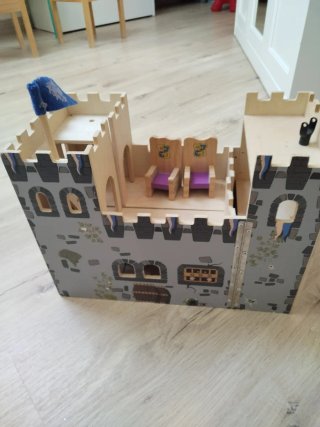 Castillo de madera para jugar
