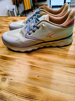 Sneakers Tamaris beige/viola donna
