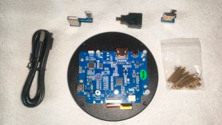 Waveshare Pantalla Táctil redonda HDMI IPS 3.4"