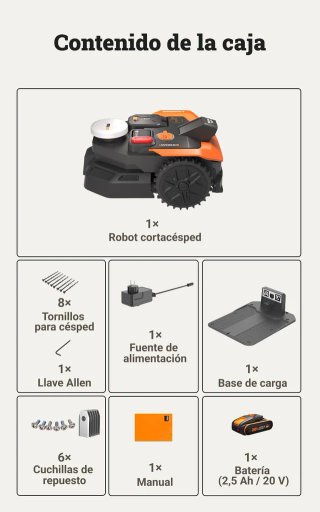 Robot Cortacésped WORX Landroid Vision M300