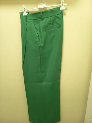 Pantalones pinza Zara verdes