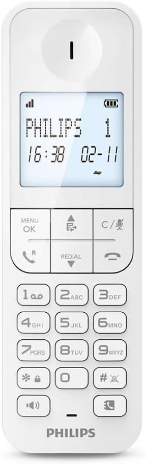 Teléfono Inalámbrico Philips Blanco