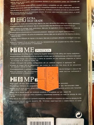 Cintas TDK 8mm HS Hi8 (Pack 6)