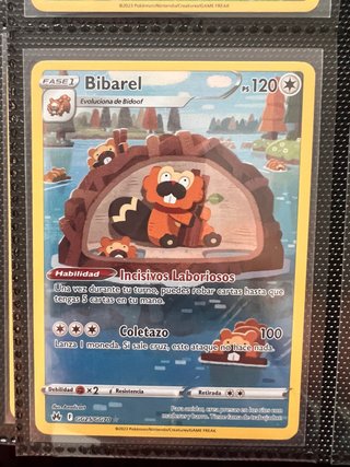 Carta Pokémon Bibarel cenit supremo