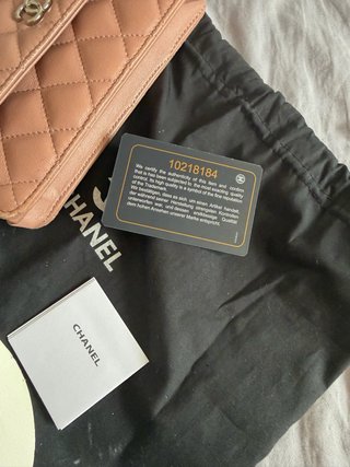 Chanel WOC Rosa Empolvado Piel lisa