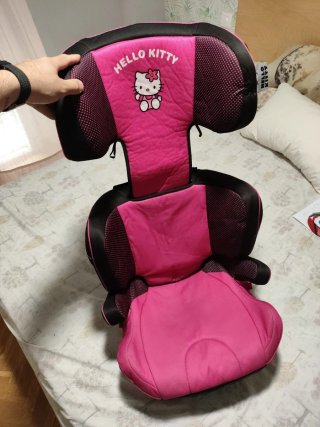 Silla Alzador Coche Hello Kitty Rosa