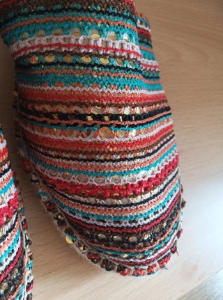 Alpargatas esparto con lentejuelas