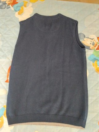 Gilet bambino blu scuro
