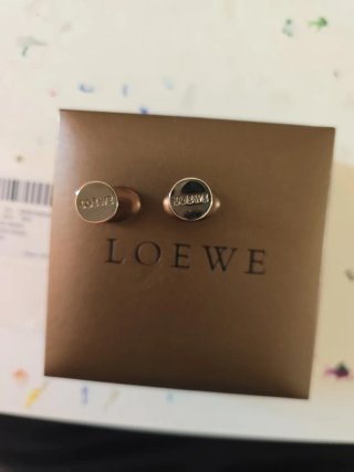 Gemelos Loewe Ovalados Plata