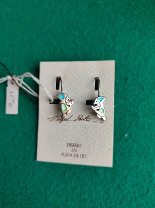Pendientes de plata con diseño